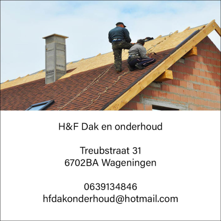 H en F dak en onderhoud 